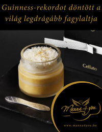 Guinness-rekordot döntött a világ legdrágább fagylaltja