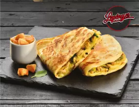 Zöldfűszeres-csirkeragus Lepény